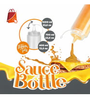 Sos Şişesi Sosluk Ketçap Mayonez Sızdırmaz Yağlık Sirkelik İnce Uçlu Plastik Şişe BPA FREE (Şeffaf, 700 ml)(1)