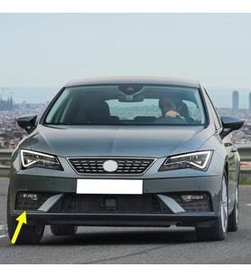 Seat Leon 3 2017-2020 Sağ Sis Farı Çerçevesi Kapağı 5F0853666G