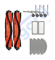 ROBOROCK S8 PRO/S8 PRO+/Q8+/Q8 MAX PRO+ Uyumlu 2 Ana Fırça 4 Yan Fırça 2 Filtre 4 Mop