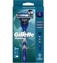 UEFA Champions League Special Edition Mach3 Erkekler İçin Tıraş Makinesi,3-Bıçaklı