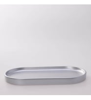 Victoria Oval Tepsi Küçük Gümüş