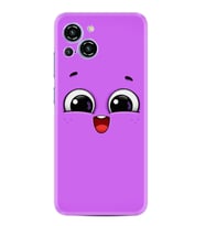 Reeder S23 Max Pro Kılıf Silikon Desen Özel Seri Purple Sweety 1717