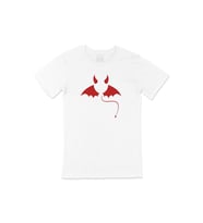 Lucifer Logosu Beyaz Tişört