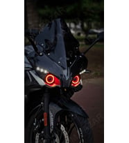Bajaj Pulsar RS200 2015 -2024 Model Uyumlu Angel Neon LED Halka Tak Çalıştır KIRMIZI RENK