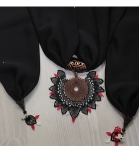 İğne oyalı fular