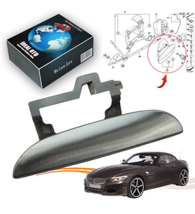 Bmw Z4 E86 2002-2009 Metal Sol Dış Kapı Kolu