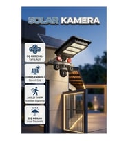 3 Lensli Solar Dış Mekan Güvenlik Kamerası – Akıllı Hareket Takip Özellikli