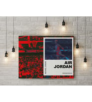 Michael Jordan Kanvas Tablo 40x55cm NBA Poster