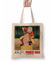 Aang Punch Man Bez Çanta Uzun Saplı