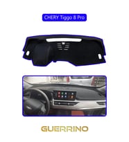 Chery Tiggo 8 PRO TORPİDO KORUMA HALISI MAVİ KENAR