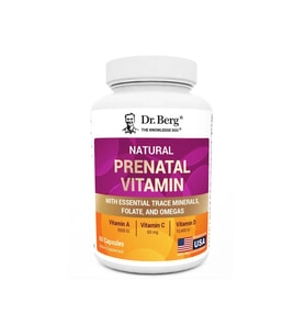 DR.BERG Natural Prenatal Vitamin 60 Kapsül