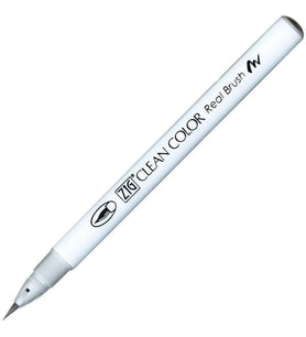 Zig Clean Color Real Brush Fırça Uçlu Marker Kalem 097 Pale Gray 