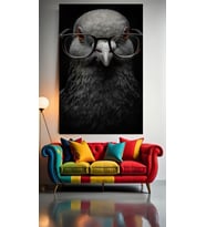 BİLGE GÜVERCİN I Ev Duvar Salon Güzellik Salonu Ofis Dükkan Dekarasyon Kanvas Tablo (Çok Renkli)