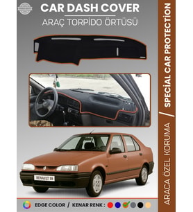 RENAULT 19 Torpido Örtüsü Ön Göğüs Koruma Torpido Koruma Araca Özel Tam Uyum Kaymaz Kolay Montaj