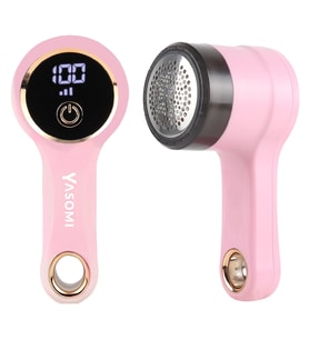 Yasomi DN-31 QuilMate Usb Şarj Edilebilir LED Ekran Tiftik-Tüy Toplama Makinesi (pembe)