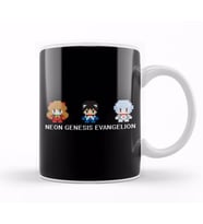 8 Bit Neon Genesis Evangelion Kupa Bardak Porselen