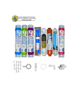 PWS Kapalı Kasa Su Arıtma Cihazları Sertifikalı 8Lİ Vontron 4000 tds mebran tat+B12+mineral+detox