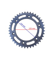 Apachi Arka Dişli 520-40T İç 125 Mm 6 Delikli Ind Öm