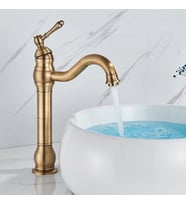 FKN Royal Çanak Lavabo Bataryası Pvd Antik (Eskitme Altın)