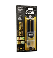 SELSİL EPOXY SYRINGE ADHESİVE ŞIRINGA EPOKSİ YAPIŞTIRICI 28GR. ALÜMİNYUM - CAM - PORSELEN - SERAMİK - AHŞAP - METAL (5343)
