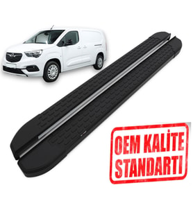 COMBO ''UZUN ŞASE'' 2019 2020 2021 2022 2023 2024 ARACA ÖZEL NEVADA SİYAH YAN BASAMAK