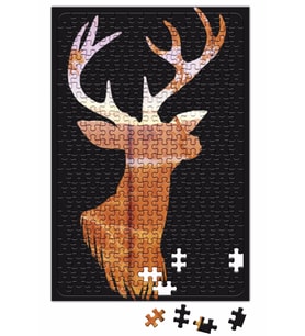 Deer Silhouette Puzzle 240 Parça Yapboz