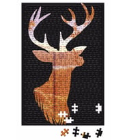 Deer Silhouette Puzzle 240 Parça Yapboz