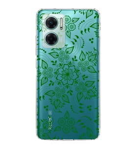 Redmi Note 11e  Kamera korumalı Kapak Nostalji Desen Tasarımlı  Şeffaf Kılıf