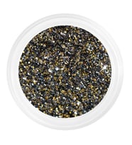 Glitter Tozu SPEKTR MIX G11 5 gr - Siyah Altın Zeminli Nail Art Simi