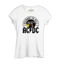 AC DC - 1979 Beyaz Kadın Tshirt
