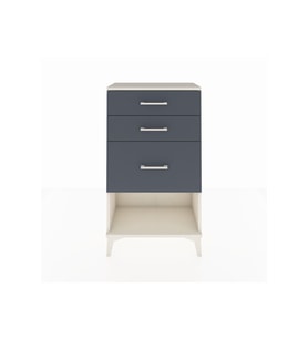 Arges Komodin 3 Çekmeceli 60x30x106 Aytaşı-Antrasit
