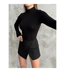 Kadın Parmak Detaylı Body