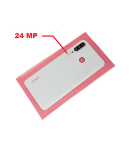 Huawei Uyumlu P30 Lite Arka Kapak ( Kamera Lensli 24 MP) BEYAZ
