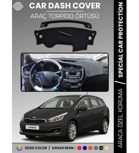 KİA CEED (2013-2019) Torpido Örtüsü Ön Panel Torpido Koruma Tam Uyum Tam Uyum Kaymaz Kolay Montaj
