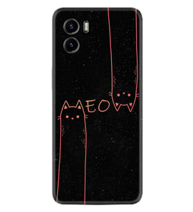 Vivo Y15S Y32 Y33S Y51 Y53S Kılıf Desemli Silikon Meow 1657