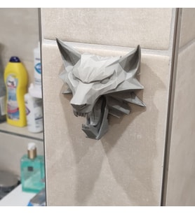 Witcher Kurt Duvar Banyo Havlu Elbise Kıyafet Askısı