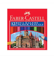 Kuru Boya Kalemi 12 Renk Orta Boy Faber Castell Orta Boy Kuru Boya Kalemi 12 Renk (Karışık)