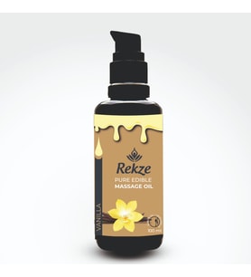 Rekze Vanilyalı Aromaterapi Yenilebilir Rahatlatıcı Doğal Masaj Yağı 100 ml