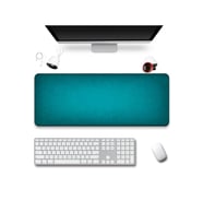 SonicTouch Klavye Mousepad 40x90cm Dikişsiz Pürüzsüz Sıvı Geçirmez Kaymaz Taban Yeşil Aura