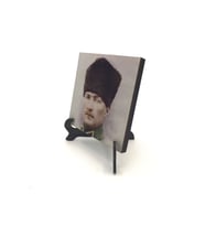 Mustafa Kemal Atatürk Baskılı MDF Masaüstlük 10X10