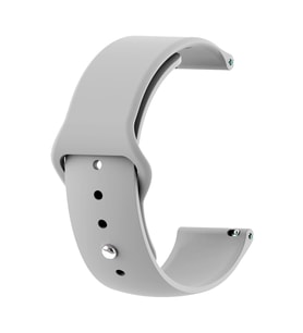 Microsonic Samsung Galaxy Watch 4 44mm Silicone Sport Band Gri