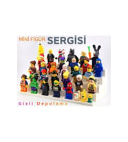 ART3 COLLECTION Mini Figür Standı - Gizli Bölmeli Çok Amaçlı Düzenleyici ve Sergileme Kutusu - 5 Katlı Beyaz