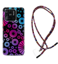 Xiaomi Poco X3 Pro M4 Pro X4 Pro C40 10C Kılıf Boyun Asklı Rasta Silikon Daireler 1751