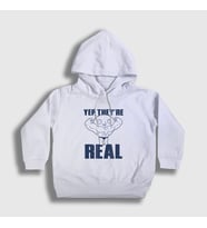 Presmono Unisex Çocuk Beyaz Real Stewie Family Guy Kapüşonlu Sweatshirt 300963tt