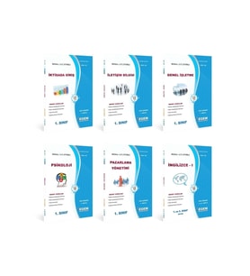 Egem Eğitim Yayınları (aöf) Halkla Ilişkiler Ve Reklamcılık 1.sınıf 1.dön Modüller Set (güz) (Çok Renkli)