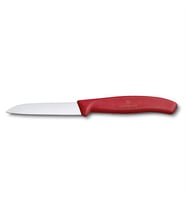 Victorinox SwissClassic 8cm Soyma Bıçağı Kırmızı 6.7401