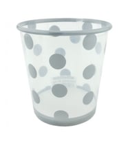 Bardak plastik 500 cc (dondurma bardağı) puantiyeli gümüş pk:8-