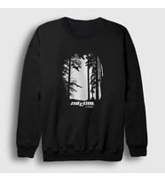 Presmono Unisex Siyah A Forest The Cure Sweatshirt 451517tt