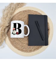Kişiye Özel Kupa Bardak & Siyah Defter & Kalem Hediye Seti