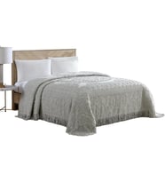 Home Fashions Madalyon Şönil, tam, gri